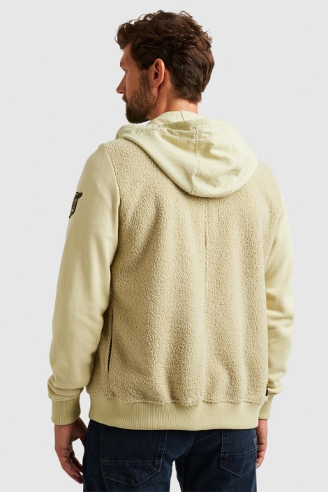 PME legend hooded jacket teddy sweat mix